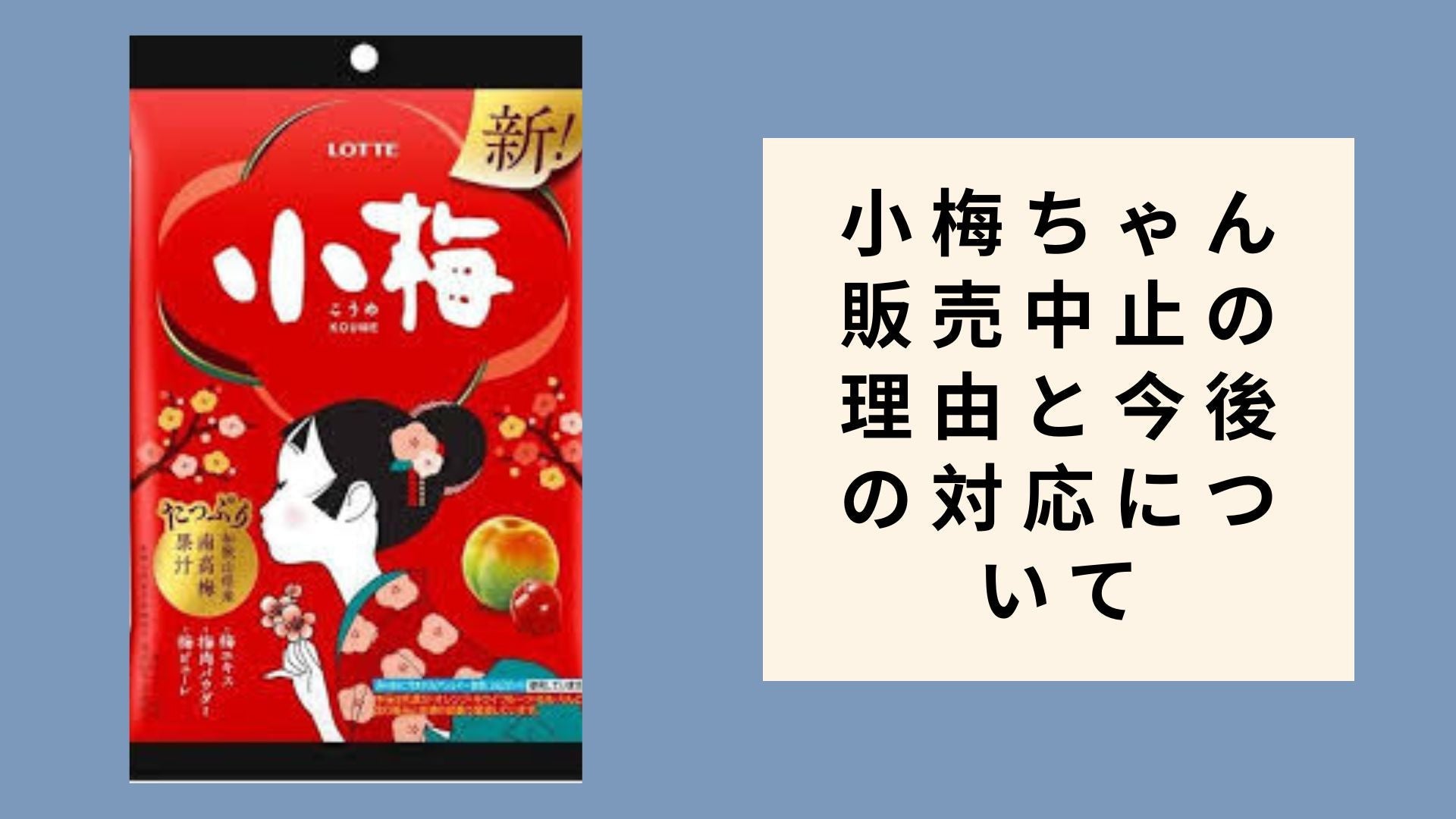 小梅ちゃん 販売中止の理由と今後の対応について – Shop Bokemart