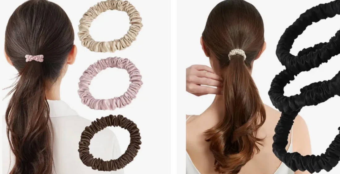 100均シルクのヘアゴム