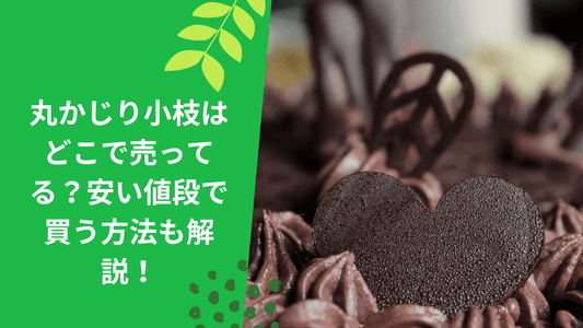 丸かじり小枝はどこで売ってる？安い値段で買う方法も解説！